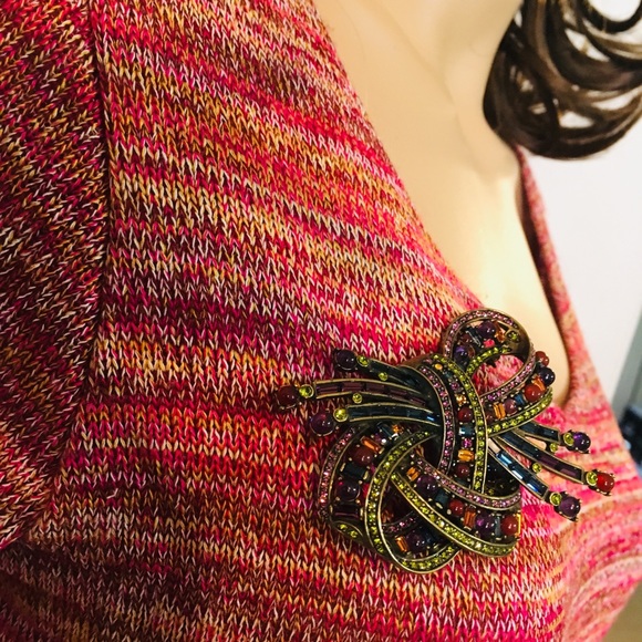 Heidi Daus Signature Swarovski Genuine Bow Pin - Picture 4 of 8